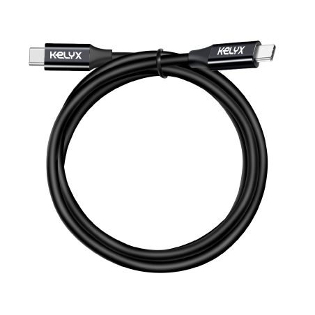 Cable Kelyx USB-C 65W 10Gbps 1m Negro