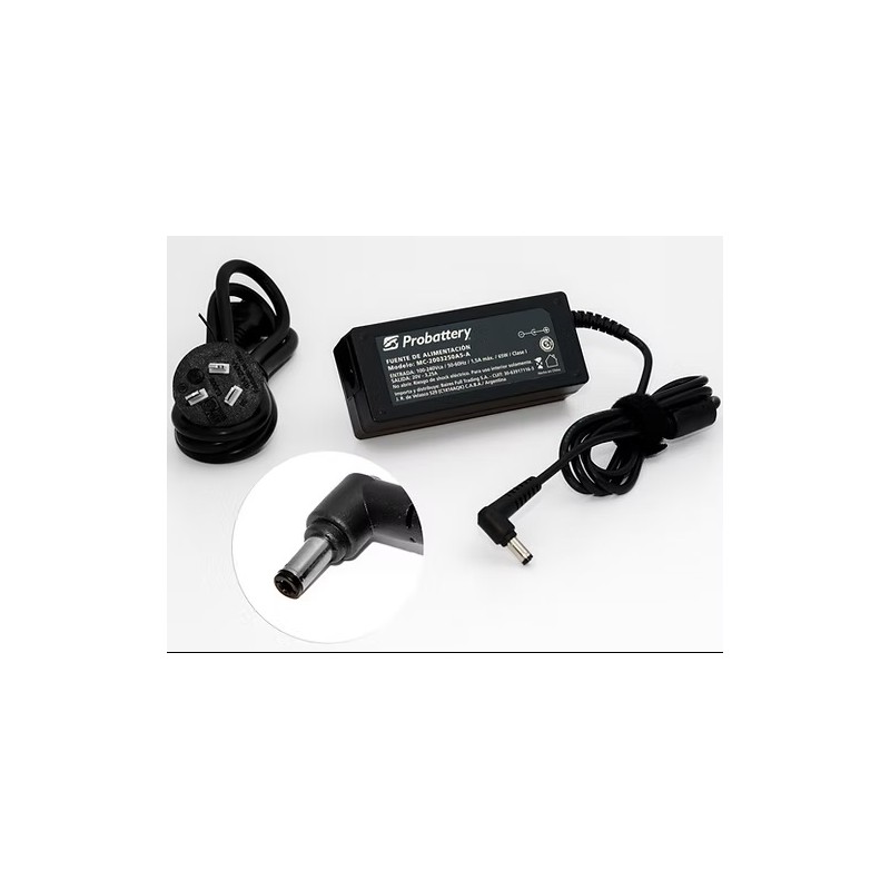 Cargador ProBattery 40W 20V 2A Lenovo DC Cargador ProBattery 40W 20V 2A Lenovo DC
