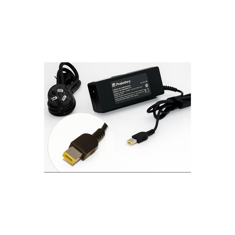 Cargador ProBattery 65W 20V 3.25A Lenovo DC USB Type