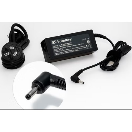 Cargador ProBattery 65W 20V 3.25A Lenovo Pin Fino DC