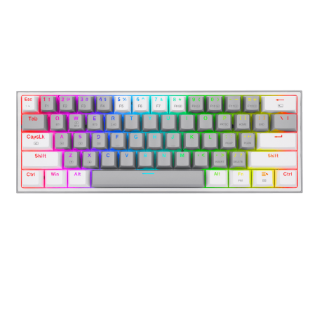 Teclado Redragon Fizz Pro K616 Grey/White