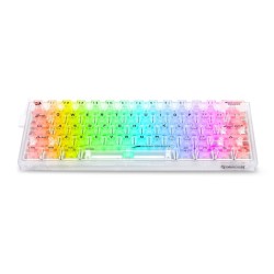 Teclado Redragon Fizz Pro K617 SE White Transparent