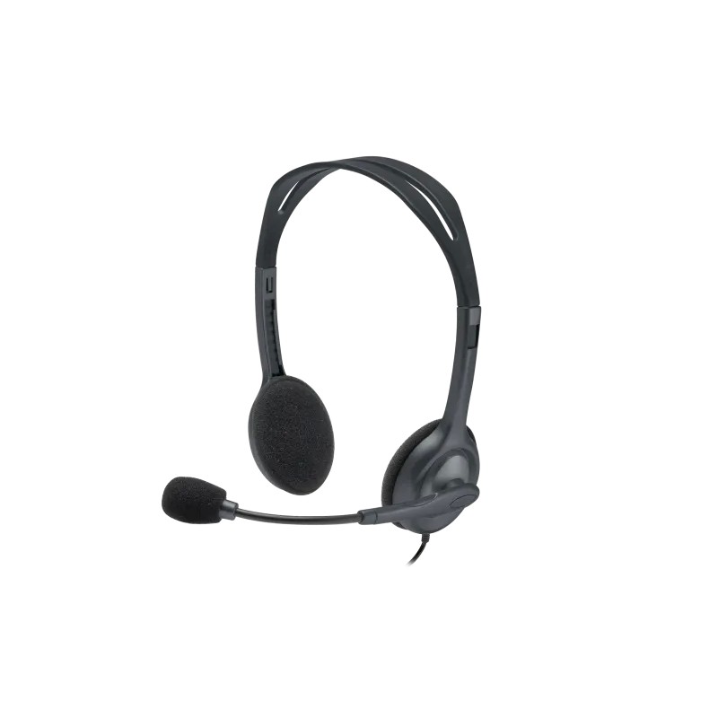 Logitech H111 Wired Stereo Headset Gray Logitech H111 Wired Stereo Headset Gray