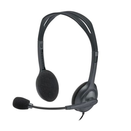 Logitech H111 Wired Stereo Headset Gray