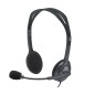 Logitech H111 Wired Stereo Headset Gray