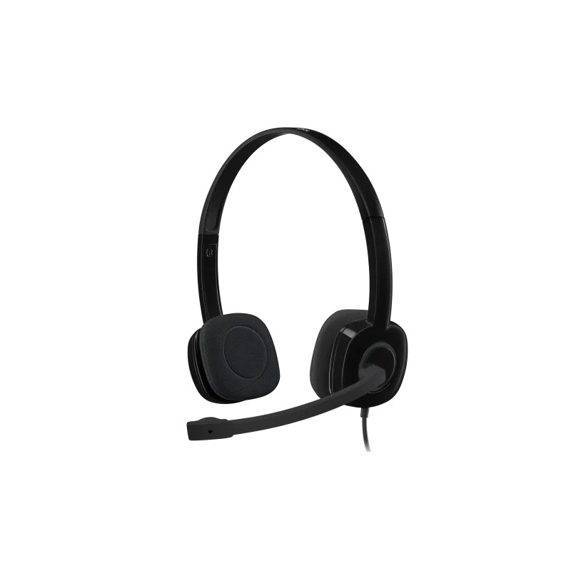 Logitech H151 Wired Stereo Headset Black Logitech H151 Wired Stereo Headset Black
