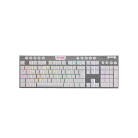 Teclado Redragon Horus FS K619W White Cable