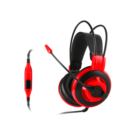 MSI DS501 Headset Gaming Negro/Rojo