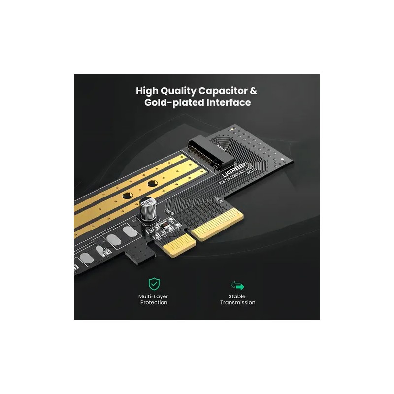 Adaptador PCIe Ugreen 30715 a M.2 NVMe Pcie4 Adaptador PCIe Ugreen 30715 a M.2 NVMe Pcie4