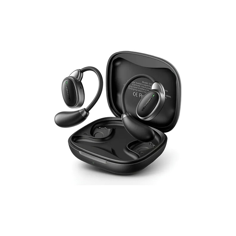 Auriculares Open Ear Bluetooth 5.4 Vention NBSB0 Negro Auriculares Open Ear Bluetooth 5.4 Vention NBSB0 Negro