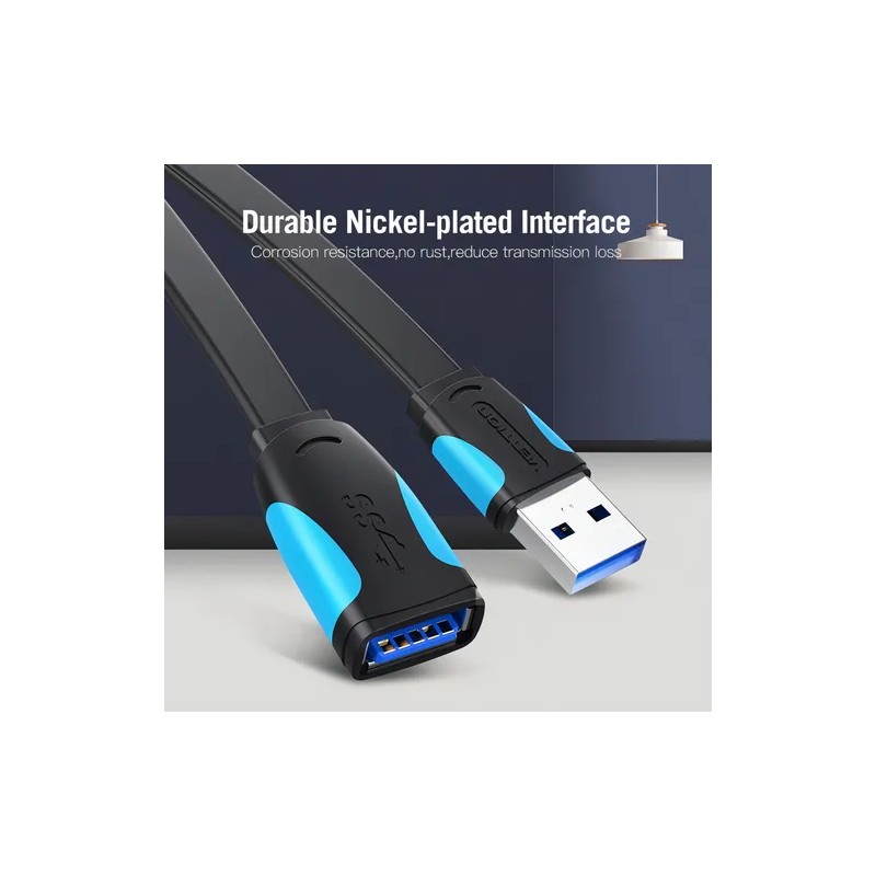 Cable Extensor USB 3.0 Vention VAS-A13-B150 1.5m Cable Extensor USB 3.0 Vention VAS-A13-B150 1.5m