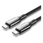 Cable USB-C Vention CTKBAV 100W