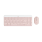 Combo Teclado + Mouse Logitech MK470 Slim Rose