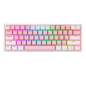 Teclado Redragon K616 Fizz Pro Pink/White RGB SP Teclado Redragon K616 Fizz Pro Pink/White RGB SP