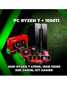 PC RYZEN 7 GTX1050TI